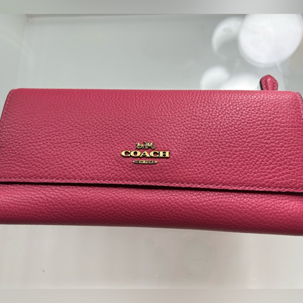 Coach Trifold Pink Women’s Wallet
